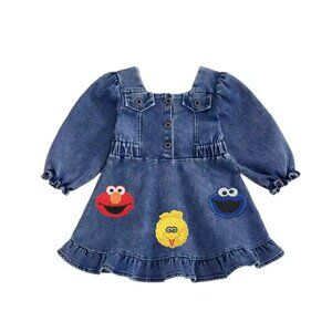 Elmo Dress Sesame Street Second Birthday Clothes Cookie Monster Outfit